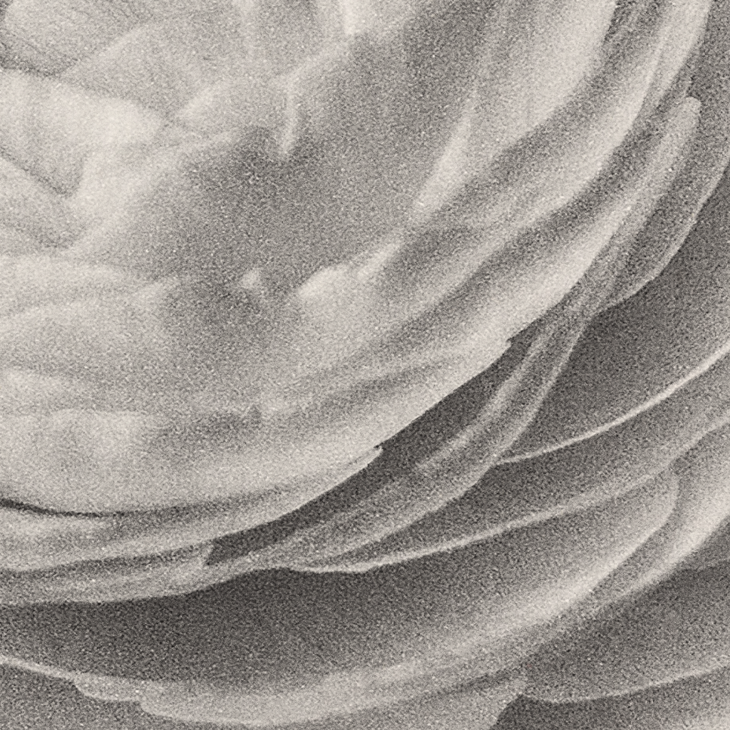 Ranunculus No. III — Study on White
